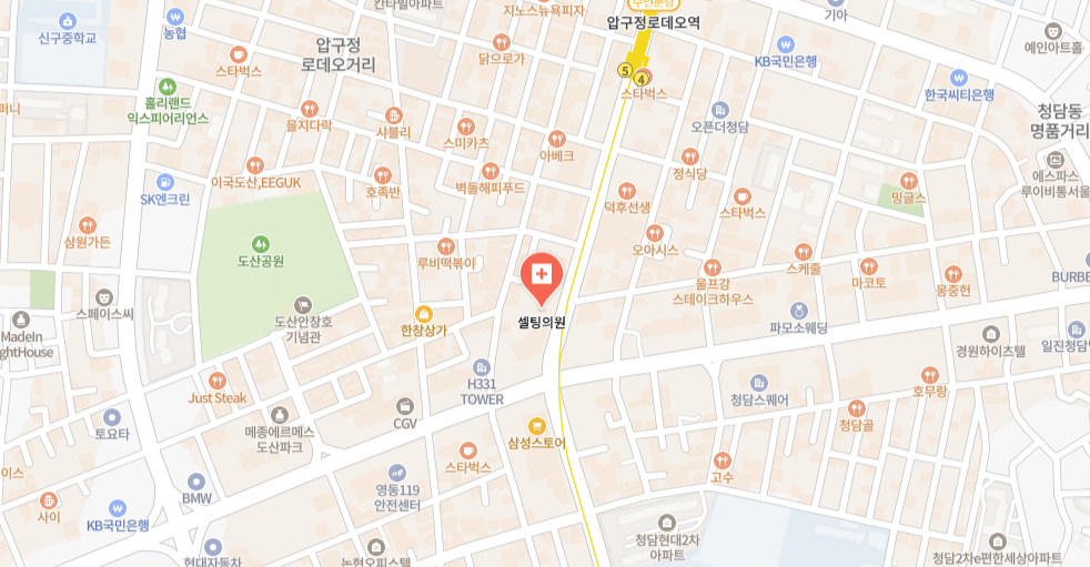 셀팅 약도